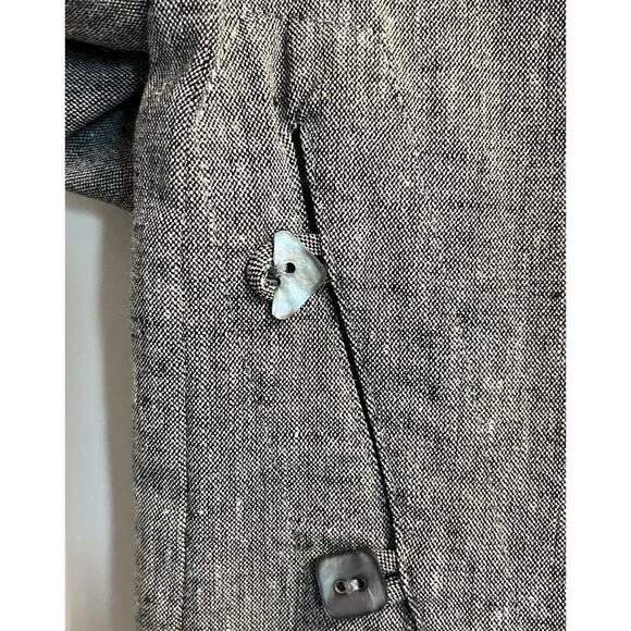 J Envie Size 8 Wide Leg Pants Stretch w/Mother Of Pearl Buttons Womens Career - Picture 6 of 11